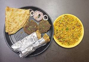 Veg Kebab Paratha + Biryani