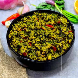 Palak Bhurji Kadai