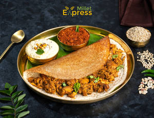 Millet Chicken Keema Dosa