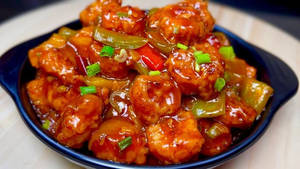 Spicy Saucy Prawns