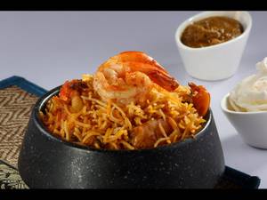 Madras Prawn Biryani