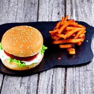 Aloo Tikki Cheese    Burger