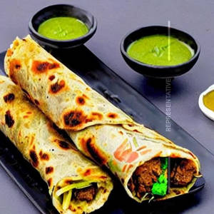 Mutton Kathi Kebab Roll