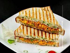 Paneer tikka cheese sandwich