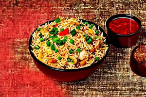 Chicken Butter Garlic Fried Rice