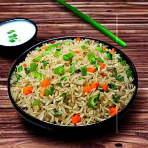Brown Vegetable Fried Rice