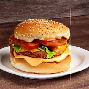 Crispy Chicken Cheese Burger