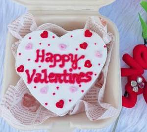 Valentine Chocolate Heart Shape Bento Cake