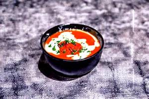 Cream of tomato soup