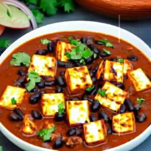Paneer Black Bean  