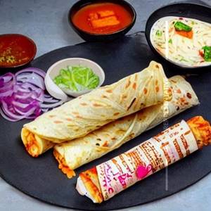 Jain paneer frankie 