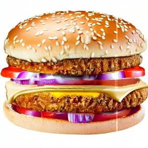 Schezwan cheese burger