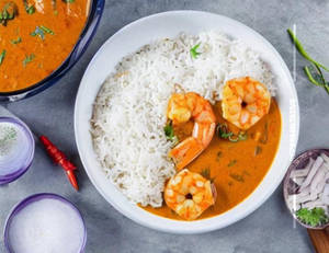 Prawns Curry Rice
