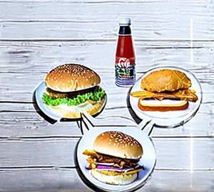 Honey Bees Special Chicken Burger Bonanza