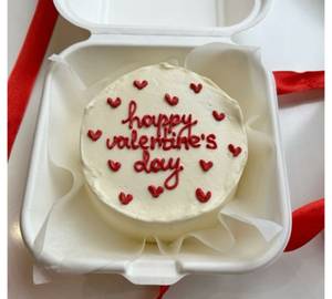 Pineapple Valentine Heart Shape Bento Cake