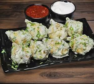 Veg afghani momos(8pcs)