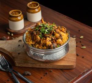 Mushroom biryani