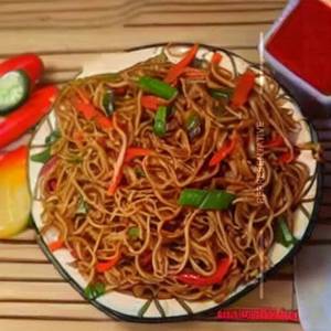 Schezwan Veg Hakka Noodles