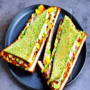 Veg cheese toast sandwich
