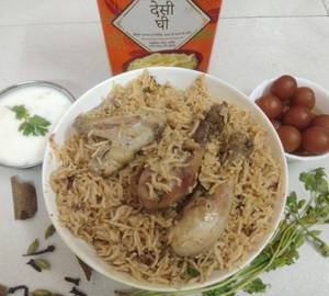 Desi Ghee Chicken Biryani [full]