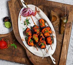 Tandoori mushroom tikka