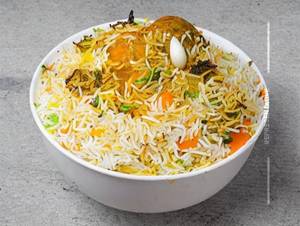 Veg biryani+{Raita}
