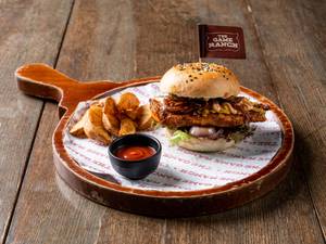 Southwestern Smoked Chicken Burger