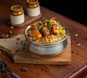 Paneer tikka biryani