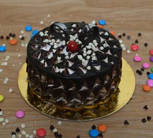 Choco Marble Crunchy Cake