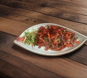 Honey chilli potato