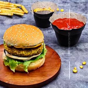 Spinach Corn Burger