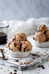 GoWhey Mocha Almond Keto Friendly Sugar free Protein Ice Cream[125ml]