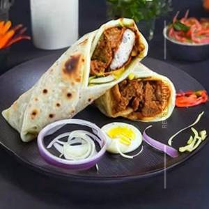 Double Egg double mutton roll