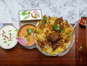 Mutton biryani [half]