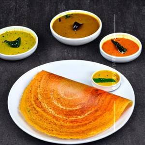 Butter Rava Sada Dosa