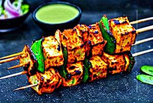 Achari paneer tikka