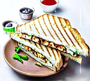 Paneer cheese sandwich