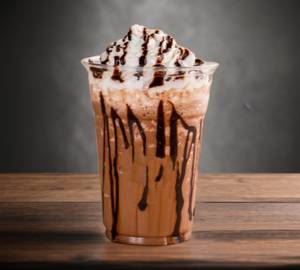 Cold coffee with ice cream