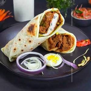 Egg double mutton roll 