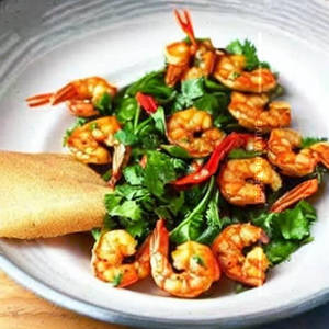 Prawns Mustard Chilli Style