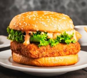 Peri Peri Crispy Fries Burger 
