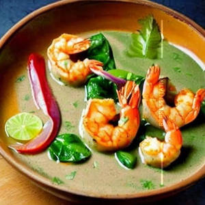 Prawns Thai Green Curry