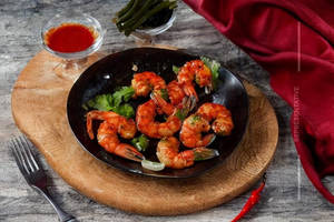Chilli Oyster Prawns