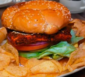 Non veg paneer burger