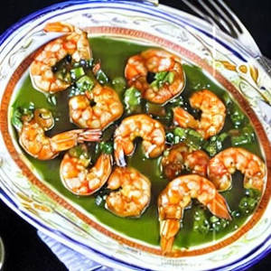 Prawns In Ginger Garlic Sauce
