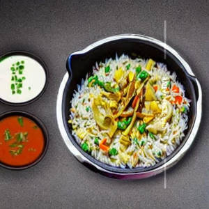 Veg Hot Garlic Pot Rice