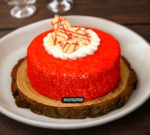 Red Velvet Cheese Small Cake [ 500 Grams]