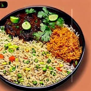 Veg Burnt Coriander Pot Rice