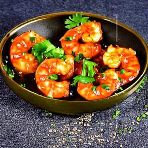 Prawns In Hot Garlic Sauce