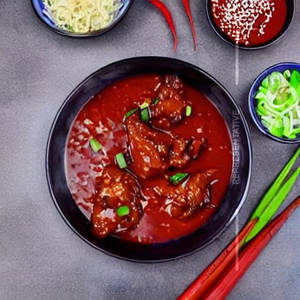 Dice Chicken In Shanghai Sauce